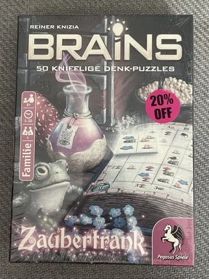 Reiner Knizia Brains Game Brand New Sealed - 50 Knifflige Denk Puzzles Pegasus - Image 1 of 2