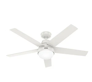Hunter 52" Aerodyne Wi-Fi Smart Ceiling Fan LED Light Remote Control 51336 - Picture 1 of 9