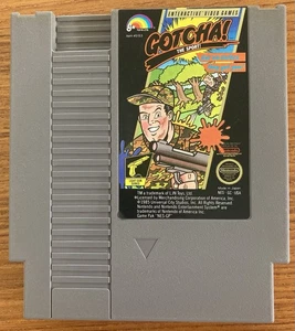 NES ~ GOTCHA THE SPORT ! ~ Nintendo Game 3 Screw NES-GC-USA Game Cart Only NTSC - Picture 1 of 12