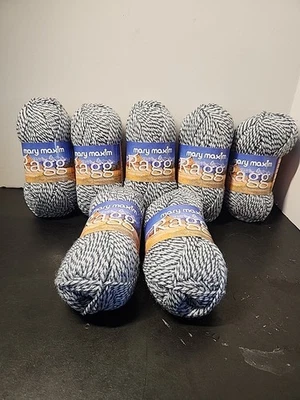 Mary Maxim 7 Skien Yarn Lot - Image 1 of 4
