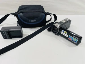 Sony DCR-SX85 Handycam Digital Camcorder Black With Bag & Charging Battery Works - Picture 1 of 15