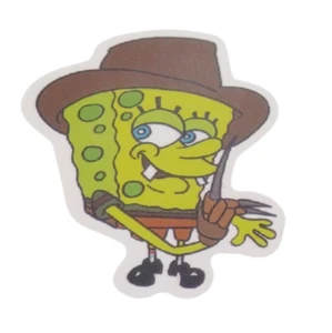 Spongebob Squarepants Nightmare Freddy Krueger Sticker - Picture 1 of 2