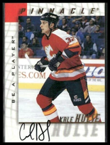 Autógrafos Cale Hulse #60 1997-98 Pinnacle Be a Player Calgary Flames - Imagen 1 de 2