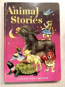 ANIMAL STORIES Vintage Golden Storytime Book 1963 edition Ephemera  - Picture 1 of 11
