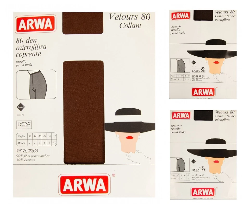 Damen Strumpfhose Socken 80 den blickdichter Mikrofaserzwickel nackte Zehen ARWA - Bild 1 von 1