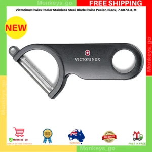 Victorinox-Swiss Peeler Stainless Steel Blade Swiss Peeler Black NEW AU - Picture 1 of 4