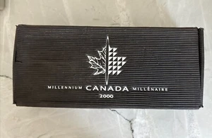 2000 Canada Millennium Commemorative 12 Silver Proof Quarter Set in Box w/COA - Picture 1 of 11