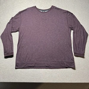 Camicia uomo manica lunga Hurley logo XXL Nike Dri-Fit Heather Maroon vedi condizioni - Foto 1 di 8