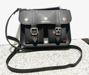 GRAFEA Micro Small Leather Satchel Shoulder Bag - Picture 1 of 9