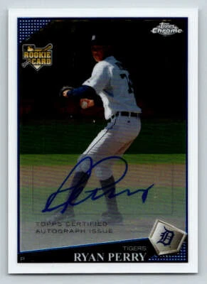 2009 Topps Chrome #225 Ryan Perry AU (ref 179925) - Image 1 of 2