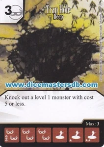 Trap Hole Deep #040 - Yu-Gi-Oh! - Dice Masters - Picture 1 of 1