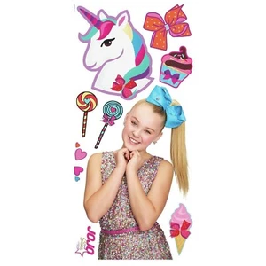RoomMates RMK3809GM JoJo Siwa Unicorn Dream Peel and Stick Giant Wall Decals ... - Picture 1 of 1