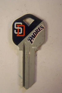 San Diego Padres Kwikset KW1 House key blank - Picture 1 of 1