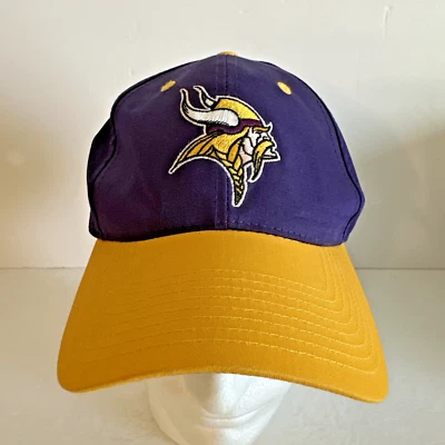 Vintage Minnesota Vikings Hat Cap Snap Back Purple NFL Football Twins Enterprise - Image 1 of 4
