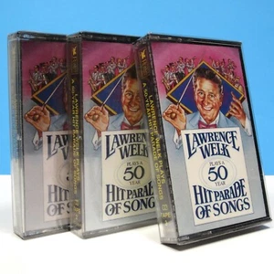 Lawrence Welk A 50-Year Hit Parade Reader's Digest Cassette Lot 3 Tapes New - Picture 1 of 7