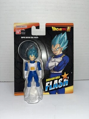 万代龙珠超级闪光灯超级赛扬蓝色维吉塔 4 英寸可动人偶 - 全新 — 第 1/4 张图片