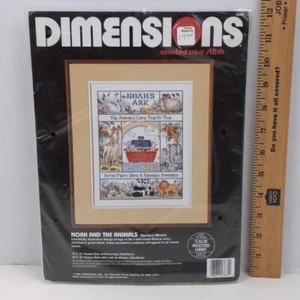Dimensions Noah's Ark Vintage Cross Stitch Sewing Animals Christianity Bible - Picture 1 of 3