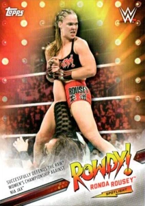 2019 Topps WWE Wrestling Card Rowdy Ronda Rousey Spotlight #31 Nia Jax - Bild 1 von 2