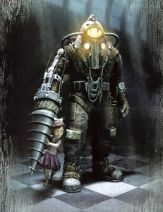 Bioshock 2 PC Xbox 360 Playstation 3 PS3 Little Sister Subject Delta Poster - Picture 1 of 1