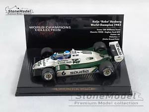Williams F1 FW08 #6 Keke Rosberg Swiss GP 1982 World Champion 1:43 MINICHAMPS - Picture 1 of 8