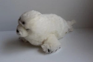 Seal stuffed animal, Harp Seal plush toy, Wild Republic seal, white plush seal - Picture 1 of 4