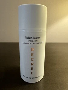 Decree By Dr AJ Sturnham Light Cleanse Daily AM 100 ml 3.38 oz Full Size NEW - Picture 1 of 2