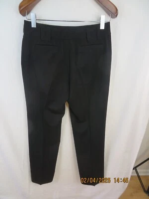 GARFIELD & MARKSZ 10 Polyest/Rayon/Spand Black Straight Leg Dress Pants Trousers - Image 1 of 4