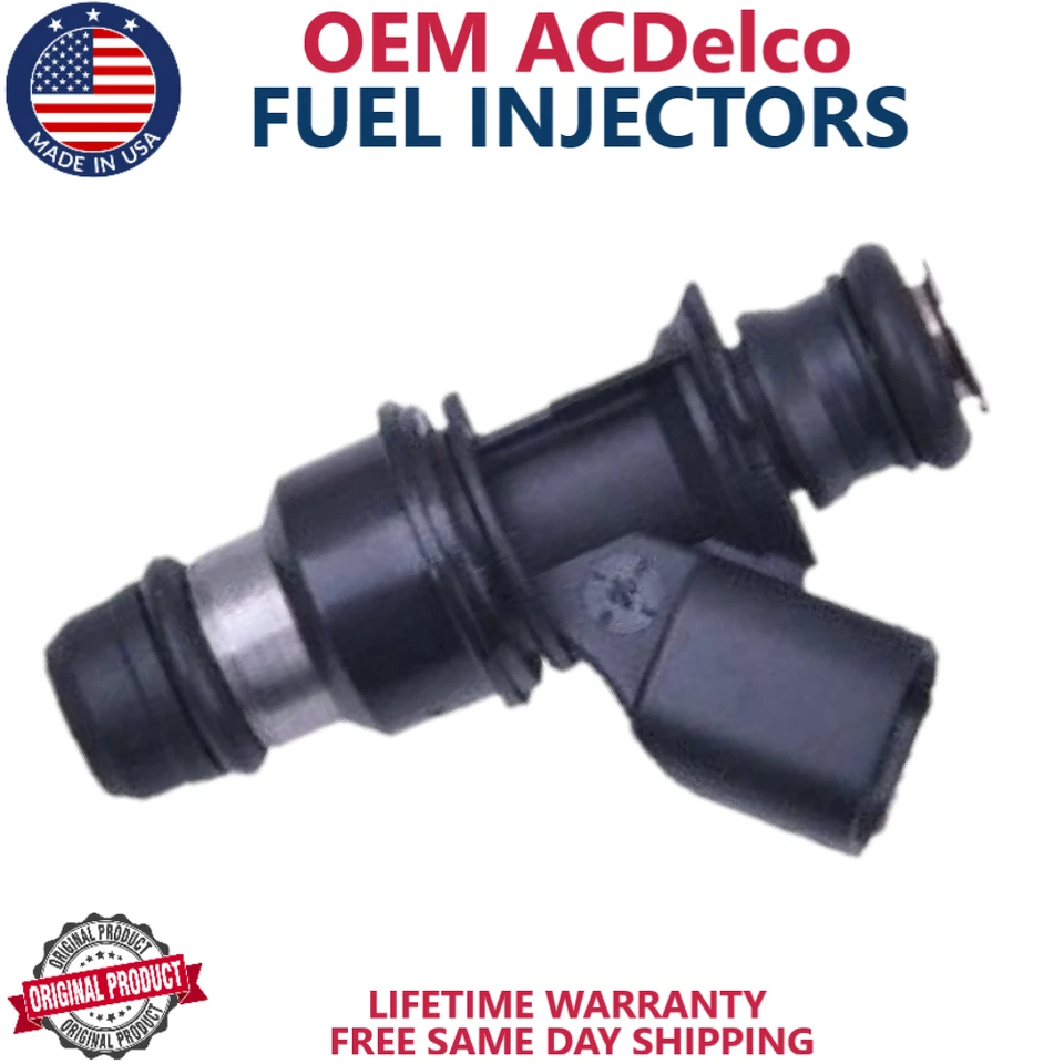 x1 OEM ACDelco Fuel Injector For 2005, 2006 Chevrolet Uplander 3.5L V6#12586557 - Image 1 of 3