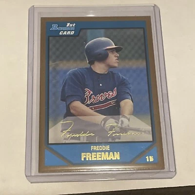 Bowman Draft Picks & Prospects 2007 - Prospects Gold #BDPP12 Freddie Freeman... Foto 1 de 2