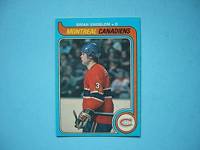 1979/80 O-PEE-CHEE NHL HOCKEY CARD #361 BRIAN ENGBLOM ROOKIE EX/NM NM SHARP+ OPC - Image 1 of 2