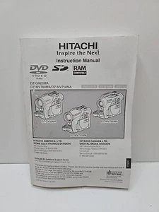 Hitachi DZ-GX20MA DZ-MV780MA DZ-MV750MA Owners Instruction Manual - Picture 1 of 2