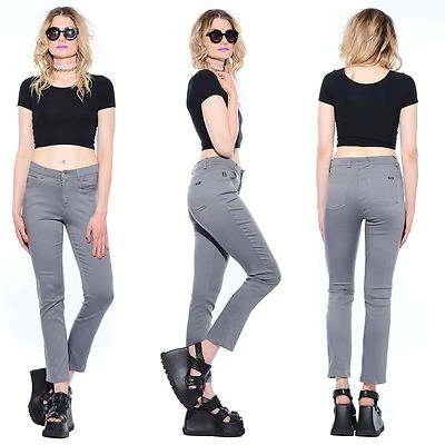 De Colección Años 90 GUESS JEANS Elastizados Cintura Alta Ajustados Calce Ajustado Pierna Cónica Pantalones Disco M Foto 1 de 4