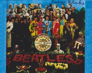 Peter Blake HANDSIGNIERT 8x10 Foto, Autogramm, Sergeant Pepper Artist, Die Beatles 1 - Bild 1 von 2