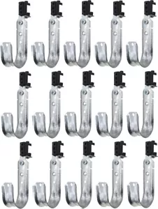 15 pack Xadnitu Cable Support J Hook Angle Clip 2" Cable Support J - Picture 1 of 4
