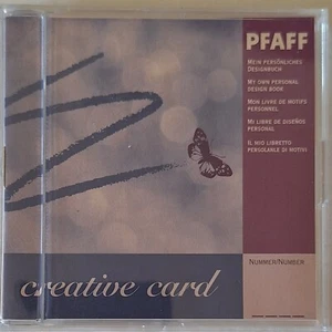 Pfaff Personal Embroidery Designs Re-writable Creative Card -7570 7560 - Picture 1 of 4