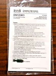 DIGITRAX DN123K3 DECODER FÜR KATO SPUR N N N NW-2 LOKOMOTIVE - NEU (MHS) - Bild 1 von 2