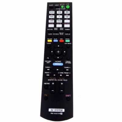 New RM-AAU104 For Sony Audio Video Receiver Remote Control STR-DH520 STR-DH710 - Image 1 of 3
