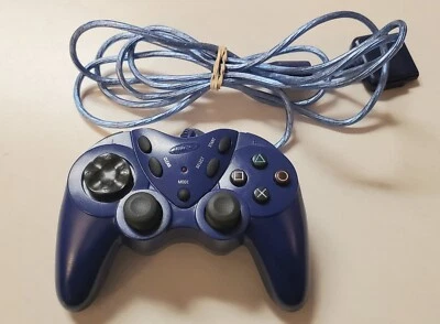 PS2 Intec Controller Pads Playstation 2 Wired Turbo 7001-b - not OEM Dualshock3  - Image 1 of 4