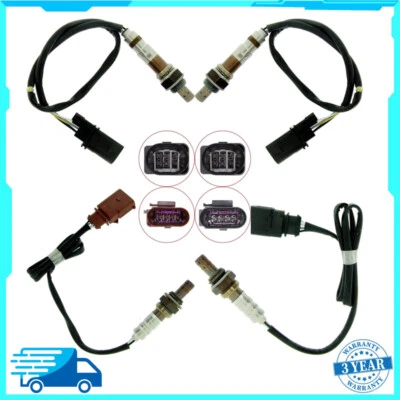 4PCS Up+Downstream Oxygen Sensor For Audi A6 A4 3.2L V6 2005 2006 2007 2008 2009 - Image 1 of 4