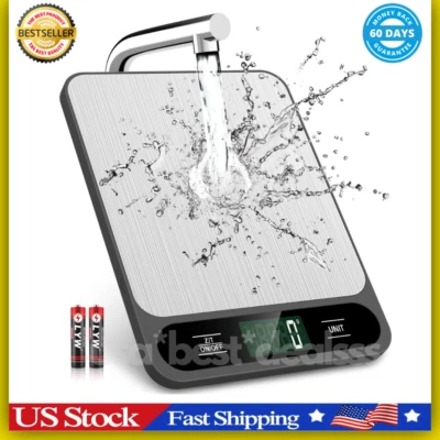 Пищевые весы, цифровые кухонные весы 10 кг/22 фунта граммы и унции для выпечки - Изображение 1 из 4