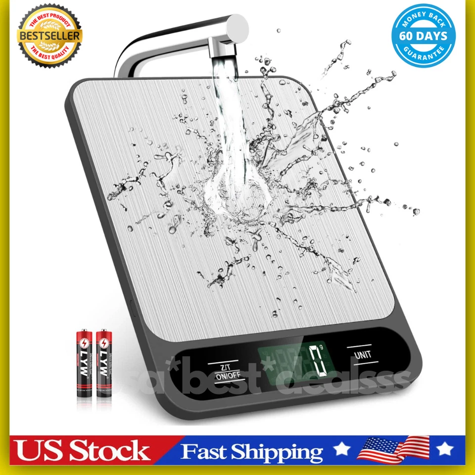 Updated 2021 Version Digital Food Kitchen Scale 22lb Weight Multifunction SCA