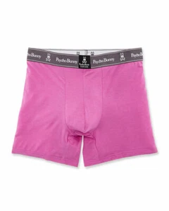 Psycho Bunny, Luxe Stretch Modal / Spandex Fitted Boxer Brief, Pink - Picture 1 of 8