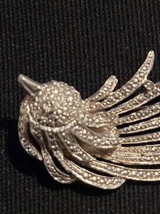 Vintage Marcasite Bird Brooch - Picture 1 of 6