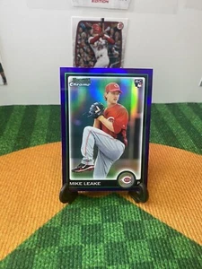 2010 Bowman Chrome Draft Purple Refractor Mike Leake ROOKIE CARD BDP19 Reds 13B - Bild 1 von 3