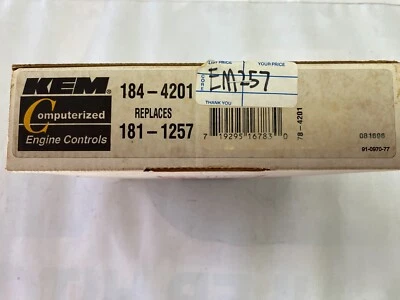 Engine Control Module EM257 Reman same as 181-1257 184-4201 78-4201 - Image 1 of 4