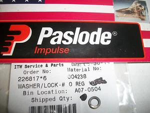 "NUEVO"" Paslode Part # 004238 LAVADORA DE BLOQUEO #10 REG. - PC ÚNICA. - Imagen 1 de 1