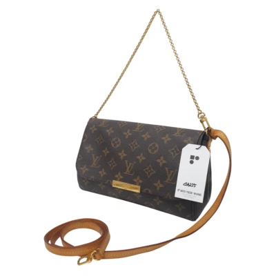 Auténtico bolso Louis Vuitton Favorite MM monograma M40718 garantizado diario de 2 vías CLA235 Foto 1 de 4