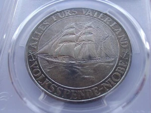 Germany Weimar Republic Silver proof Medal 1932 Sailing Ship Niobe PCGS SP67 - Picture 1 of 2