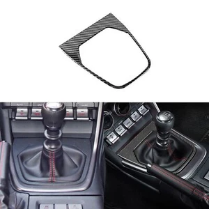 Real Carbon Fiber Console Gear Shift Panel Cover Trim For Subaru BRZ GR86 22-24 - Picture 1 of 19