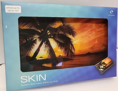 10" Universal Netbook Computer Skin Sticker Decal Removable Palm Tree Sunset New - Image 1 of 4
